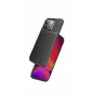 Apple iPhone XR Hülle Carbon premium Elegant  Schwarz