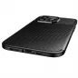 Apple iPhone XR Hülle Carbon premium Elegant  Schwarz