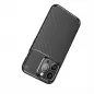 Apple iPhone XR Hülle Carbon premium Elegant  Schwarz