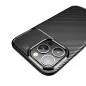 Apple iPhone XR Hülle Carbon premium Elegant  Schwarz