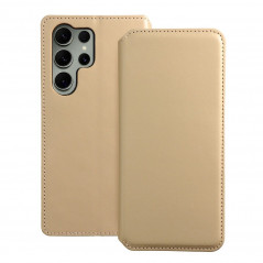 Samsung Galaxy S23 Ultra 5G Book Handytaschen Dual Pocket book Gold