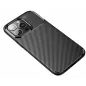 Apple iPhone 13 Pro Max Hülle Carbon premium Elegant  Schwarz