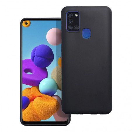 Samsung Galaxy A21s Hülle MATT Schwarz