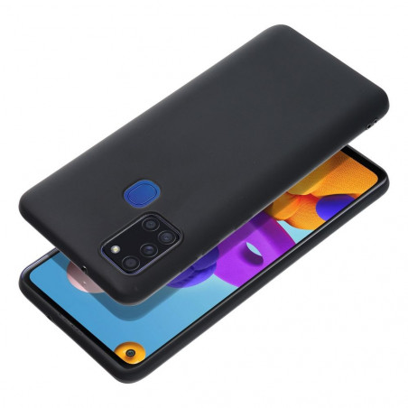 Samsung Galaxy A21s Hülle MATT Schwarz