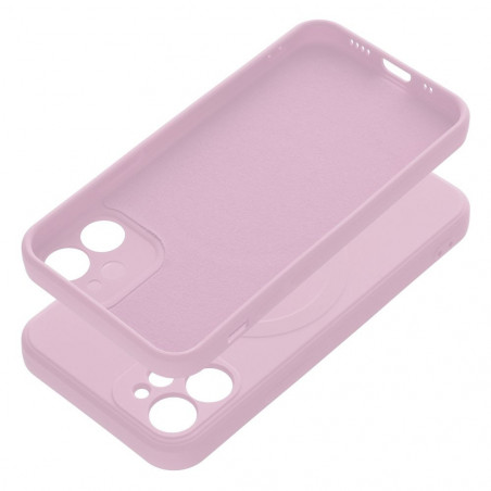 Apple iPhone 12 mini Hülle Silicone Mag Cover MagSAFE  Rosa