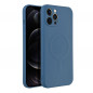 Apple iPhone 12 Pro Max Hülle Silicone Mag Cover MagSAFE  Blau