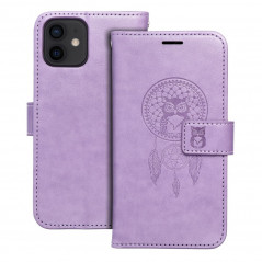 Apple iPhone 12 Pro Book Handytaschen MEZZO Book Traumfänger  Lila (Purple)