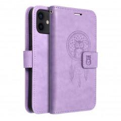Apple iPhone 12 Pro Book Handytaschen MEZZO Book Traumfänger  Lila (Purple)