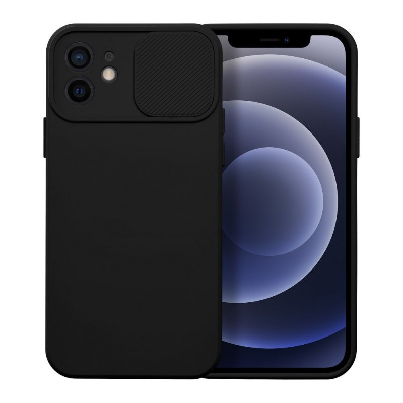 Apple iPhone 12 Hülle Slide Schwarz