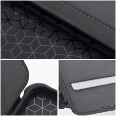 Samsung Galaxy A13 LTE Book Handytaschen Razor Book Kohlenstoff-Faser, Kohlenstoffmuster  Blau