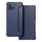 Samsung Galaxy A03 Book Handytaschen Razor Book Kohlenstoff-Faser, Kohlenstoffmuster  Blau