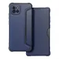 Samsung Galaxy A03 Book Handytaschen Razor Book Kohlenstoff-Faser, Kohlenstoffmuster  Blau