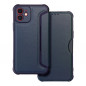 Apple iPhone 12 Book Handytaschen Razor Book Kohlenstoff-Faser, Kohlenstoffmuster  Blau
