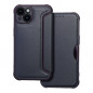 Apple iPhone 14 Book Handytaschen Razor Book Kohlenstoff-Faser, Kohlenstoffmuster  Blau