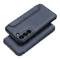 Samsung Galaxy S22 Book Handytaschen Razor Book Kohlenstoff-Faser, Kohlenstoffmuster  Blau