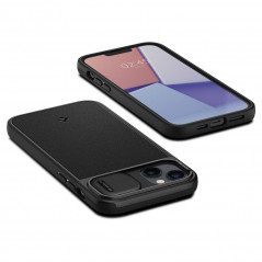 Apple iPhone 14 Plus Hülle Spigen Optik Armor Schwarz