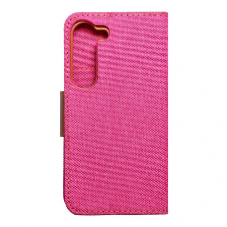 Samsung Galaxy S23 5G Book Handytaschen CANVAS Book Rosa