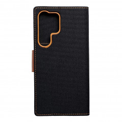 Samsung Galaxy S23 Ultra 5G Book Handytaschen CANVAS Book Schwarz