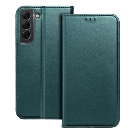 Samsung Galaxy M13 Book Handytaschen Smart Magneto book Dunkelgrün