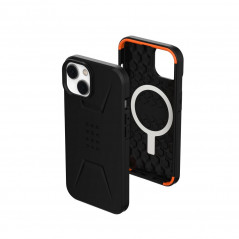 Apple iPhone 13 Hülle Urban Armor Gear Civilian Premium-Gehäuse  MagSAFE  Schwarz