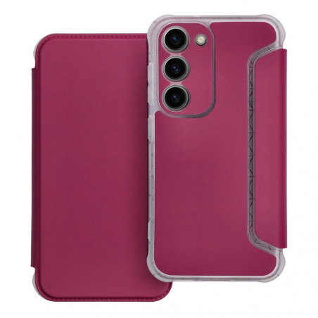Samsung Galaxy S23 5G Book Handytaschen Piano Book Magenta