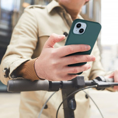 Apple iPhone 14 Plus Hülle MATT Dunkelgrün