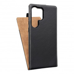 Samsung Galaxy S23 Ultra 5G Flip Handytaschen Slim Flexi Fresh Schwarz
