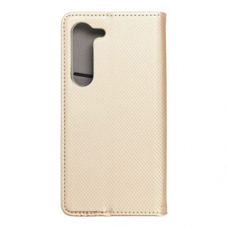 Samsung Galaxy S23 5G Book Handytaschen Smart Case Book Gold