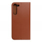 Samsung Galaxy S23 Plus 5G Book Handytaschen Leather case SMART PRO Elegant  Braun