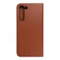 Samsung Galaxy S23 Plus 5G Book Handytaschen Leather case SMART PRO Elegant  Braun
