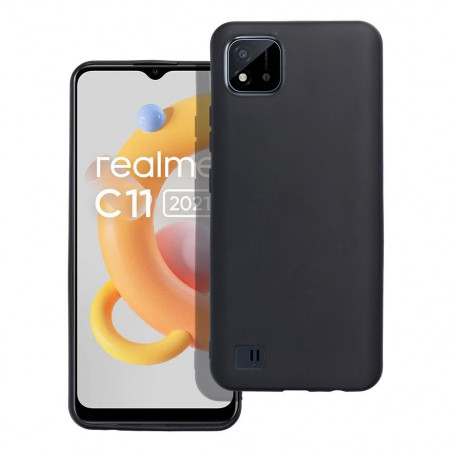 realme C11 2021 Hülle MATT Schwarz