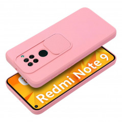 XIAOMI Redmi Note 9 Hülle Slide Hell-Pink