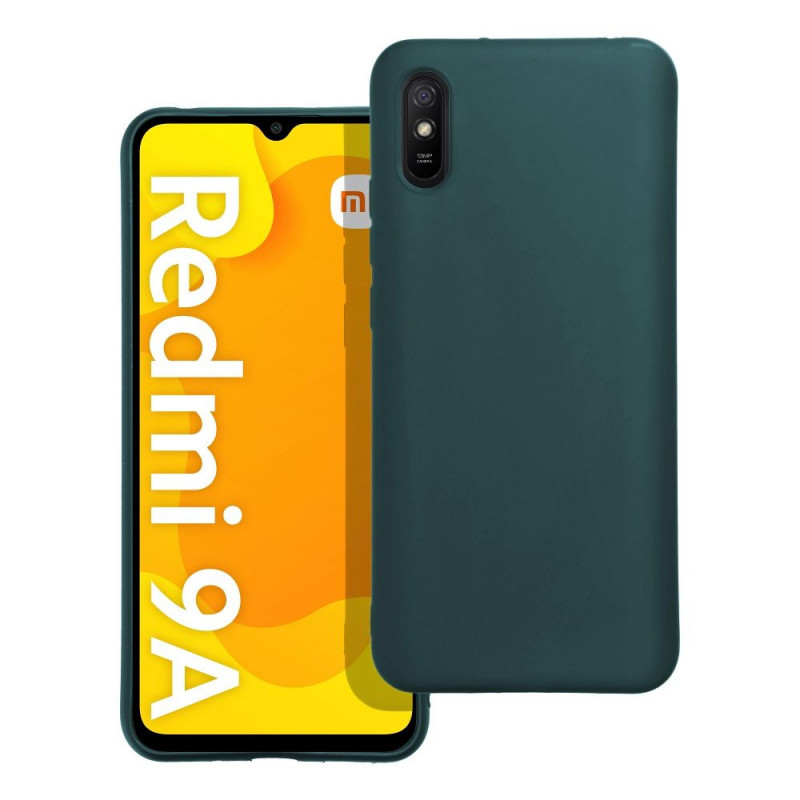 XIAOMI Redmi 9C NFC Hülle MATT Dunkelgrün