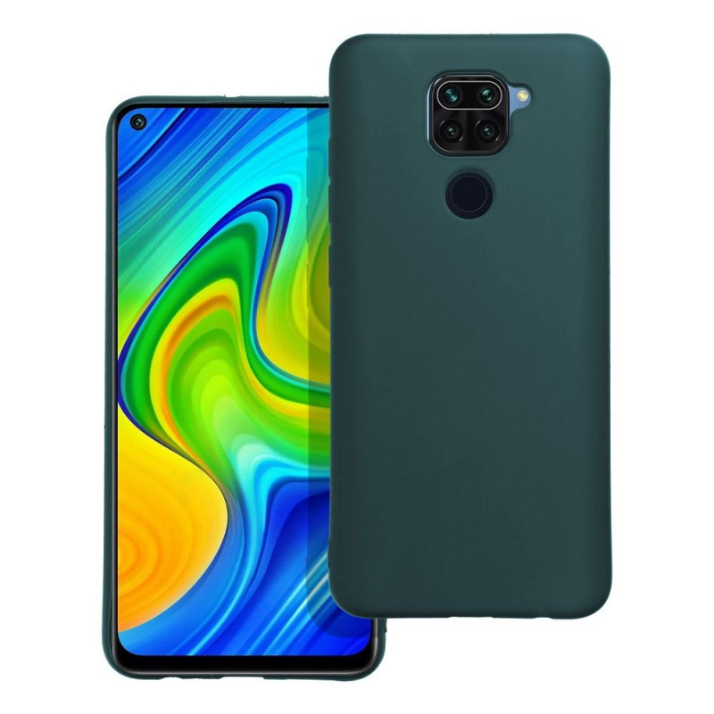 XIAOMI Redmi Note 9 Hülle MATT Dunkelgrün