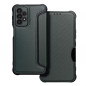 Samsung Galaxy A23 5G Book Handytaschen Razor Book Kohlenstoff-Faser, Kohlenstoffmuster  Dunkelgrün
