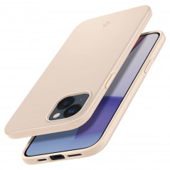 Apple iPhone 14 Hülle Spigen Thin Fit Sandbeige