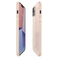 Apple iPhone 14 Hülle Spigen Thin Fit Sandbeige
