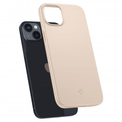 Apple iPhone 14 Hülle Spigen Thin Fit Sandbeige