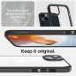 Apple iPhone 14 Hülle Spigen Ultra Hybrid Kristallklar  Matt Schwarz