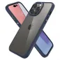 Apple iPhone 14 Pro Hülle Spigen Ultra Hybrid Kristallklar  Navy blau