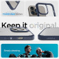 Apple iPhone 14 Pro Hülle Spigen Ultra Hybrid Kristallklar  Navy blau