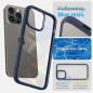 Apple iPhone 14 Pro Hülle Spigen Ultra Hybrid Kristallklar  Navy blau
