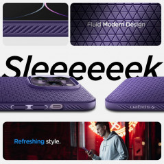 Apple iPhone 14 Pro Max Hülle Spigen  Liquid Air Tiefviolett