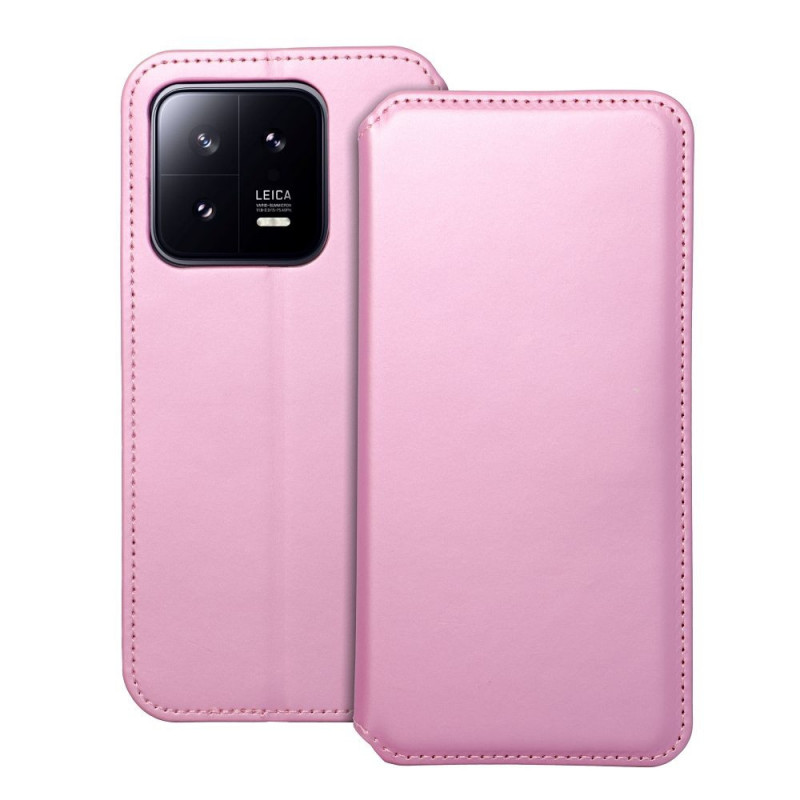 XIAOMI 13 Pro Book Handytaschen Dual Pocket book Hell-Pink