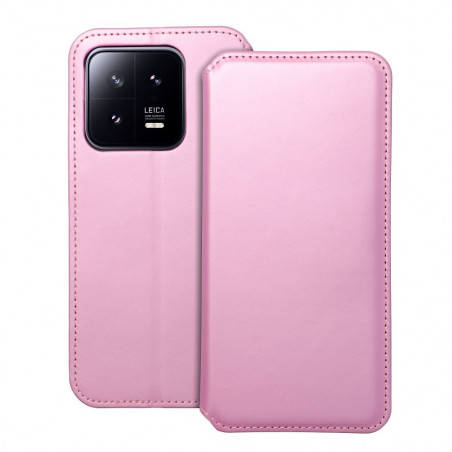 XIAOMI 13 Pro Book Handytaschen Dual Pocket book Hell-Pink