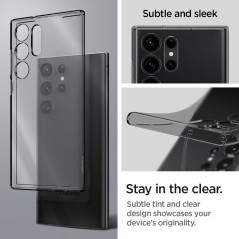 Samsung Galaxy S23 Ultra 5G Hülle Spigen Liquid Crystal Kristallklar  Weltraumkristall