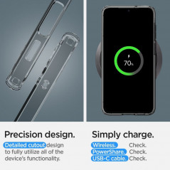 Samsung Galaxy S23 Plus 5G Hülle Spigen Liquid Crystal Kristallklar  Weltraumkristall