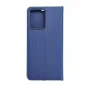 XIAOMI Redmi Note 12 4G Book Handytaschen LUNA Book Carbon Kohlenstoff-Faser, Elegant  Blau