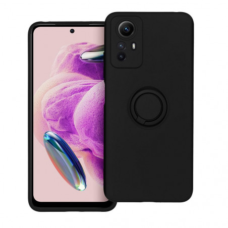 XIAOMI Redmi Note 12s Hülle Silicone ring Schwarz