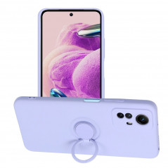 XIAOMI Redmi Note 12s Hülle Silicone ring Lila (Violet)